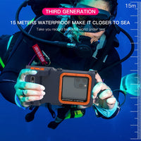 1 x RAW Customer Returns ShellBox Waterproof Case for Smartphone, Bluetooth, IPX8 Waterproof, for iPhone 13 12 11 Pro Max, Samsung, Huawei, Google OnePlus Xiaomi Redmi Motorola LG - RRP €60.49