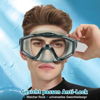 1 x RAW Customer Returns Snorkel set adult diving goggles with snorkel fully dry for men and women anti-leak anti-fog - RRP €22.86