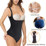 1 x RAW Customer Returns Bingrong Bodysuit Corset Waist Thong Shapewear Women s Underjacket Body Shaping Slip Women s Flat Belly Shaping L, Black  - RRP €25.99