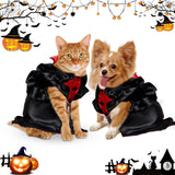 1 x RAW Customer Returns Halloween Costume for Cats Small Dogs Vampire Cloak Pet Costume for Cats Small Dogs Cosplay Party Cat Outfit Clothes for Halloween Party Decoration L  - RRP €18.14