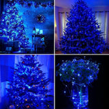 1 x RAW Customer Returns LED fairy lights 100M 1000 LED, copper wire blue Halloween Christmas lighting waterproof with 8 modes outdoor decoration for rooms, indoors, Christmas, trees, garden, party, wedding, holiday decoration - RRP €42.99