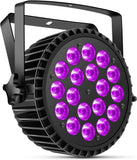 1 x RAW Customer Returns LED Par UV spotlight 200W 18 LED stage light spotlight disco light party light, DELIBANG 8CH Par LED light RGB DMX strobe sound active mode lighting DJ light effect for show bar party Halloween - RRP €79.99