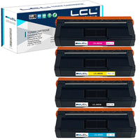 1 x RAW Customer Returns LCL Compatible Toner 408340 408353 408354 408352 M C250H M C250 M C250FW M C250FWB PC300W Compatible with Ricoh M C250H M C250 M C250FW M C250FWB PC300W Black Cyan Magenta Yellow  - RRP €136.59