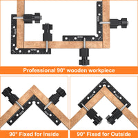 1 x RAW Customer Returns 90 Degree Positioning Angle, Preciva Right Angle Clamps Woodworking Tools, Carpenter s Angle for Woodworking, DIY, Crafts - RRP €60.49