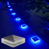 1 x RAW Customer Returns Lacasa Solar Floor Lights Outdoor, 40LM 4 Pack Solar Lights for Outdoors, IP68 Waterproof Auto ON OFF Solar Lamps LED Path Lights for Garden Lawn Patio Driveway 4 Pack - RGB Color Changing  - RRP €35.4