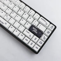 1 x RAW Customer Returns JSJT PBT Keycaps 138 Keys German Keycaps Space Theme Dye Sublimation Custom Keycap Set Cherry Profile Keycaps for Cherry MX Switch Mechanical Keyboards - RRP €41.34