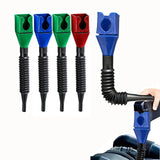 1 x Brand New XIAGANO 5 Pieces Funnel with Hose Petrol, Universal Flexible Draining Tool Snap Funnel, Car Petrol Fuel Funnel, Oil Drain Funnel Quick Funnel for Household Use - RRP €10.07