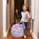 1 x RAW Customer Returns Bean Bag for Kids Toy Storage Large for Girls Storage Nursery Bag Only,Mermaids - RRP €24.28