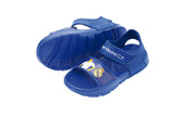 1 x RAW Customer Returns REQUETEGUAY Real Madrid sandals for beach or pool Real Madrid club football sandals Real Madrid for children, blue, 24 25 EU - RRP €60.0