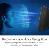 1 x RAW Customer Returns Bisofice F16 Small Business Time Detection Fingerprint Password Time Detection, Support Facial Recognition, Finger Scans, RFID, Security Check - RRP €139.99