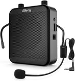 1 x RAW Customer Returns Giecy Portable Voice Amplifier with Microphone 30W 2800mah Rechargeable Battery, Public Address System, Lightweight Voice Amplifier for Teachers, Tour Guides, Sports Coaches, Presenters - RRP €53.53