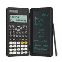 1 x RAW Customer Returns Upgraded 991ES Plus Scientific Calculator, ROATEE Professional Financial Calculator with Erasable LCD Writing Tablet, Solar and Rechargeable Battery, Desktop Calculator with Notepad for Office, School - RRP €32.99