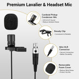 1 x RAW Customer Returns TONOR UHF microphone wireless set with bodypack transmitter headset headband wireless microphone lavalier clip-on microphones, 2x5 frequencies 60m range wireless microphone for singing, karaoke, church, DJ - RRP €109.99