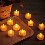 1 x RAW Customer Returns 24 LED Candles, Flameless Tealights, Flickering Tea Lights, Electric Candle Lights Battery Decoration for Christmas, Christmas Tree, Easter, Wedding, Party Batteries Included  - RRP €11.99