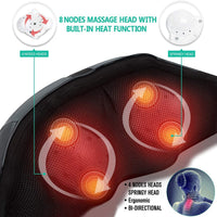 1 x RAW Customer Returns Medcursor neck massager with heat, 3D deep tissue shiatsu massager for neck, shoulder, back, leg, body and muscle pain relief, home, office and car use - RRP €60.49