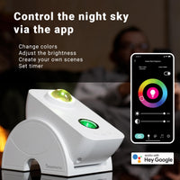 1 x RAW Customer Returns HOMEPROTEK Galaxy Projector, App-controlled Smart Starry Sky Projector, Alexa and Hey Google Compatible Star Projector, 90 Degree Rotatable Projector Lamp Starry Sky, Night Sky Projector - RRP €37.3