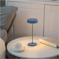 1 x RAW Customer Returns Palmina 901, LED table lamp dimmable, 4400 mAh LED table lamp wireless, IP54 protection, lamp for indoor outdoor use, suitable for dinner, reading, bedroom, garden and much more blue - RRP €39.99