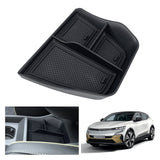 1 x RAW Customer Returns GAFAT Compatible with Renault Megane E-Tech Scenic E-Tech 2022 2023 2024 Center Console Storage Box, Megane E Tech Organizer Tray Glove Box Below the Center Console, Megane E-Tech Accessories - RRP €20.5