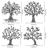 1 x RAW Customer Returns GORGECRAFT 6.3 Inch Tree of Life Metal Stencil Leaves Stencils Stainless Steel Leaf Painting Reusable Templates Journal Tool for Painting on Wood, Wood Burning, Pyrography and Engraving - RRP €20.4