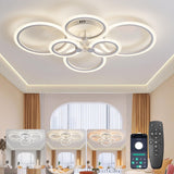 1 x RAW Customer Returns SUCIKORIO LED Ceiling Light Dimmable with Remote Control, Modern LED Ceiling Lamp Round Living Room 54W Living Room Lamp 2700K-6500K Bedroom Lamp Ceiling with APP for Bedroom, Kitchen, Bathroom, Hallway - RRP €75.99