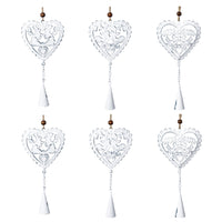 13 x Brand New Valery Madelyn 6X decorative hangers, 8.5cm metal hearts for hanging, spring decorative hangers, heart wedding pendant for gift spring decoration - RRP €104.39