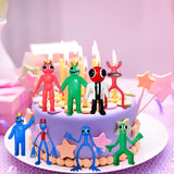 1 x Brand New Rainbow Friends Figures Set, Rainbow Friends Cake Decoration, PIIMNT Roblox Rainbow Friends Figures Cake Decoration, 12 PCS Rainbow Friends Roblox Figures Cake Decoration Roblox Cake Decoration - RRP €15.85