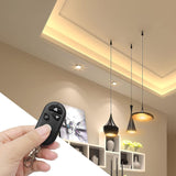 2 x RAW Customer Returns ZHITING Wireless LED Dimmer Remote Control for LED Strip Light Single Color 12V 8A for all dimmable LED lamps Energy Efficiency Class A  - RRP €23.6