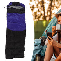 1 x RAW Customer Returns Electric Heated USB Sleeping Bag, Lightweight Heated Thermal Cotton Sleeping Bag With Single Down, Portable Non-Slip Compact Sleeping Bag For Camping, Hiking Blue  - RRP €90.45