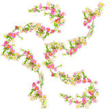 1 x RAW Customer Returns Artificial Flower Garland Real Flower Decoration Daisy Rose Silk Flower Hanging Plastic Wedding Garden Wall Decor 2pcs - RRP €15.99