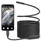 1 x RAW Customer Returns Anykit Endoscope Camera, USB Inspection Camera with 8 LED Lights, Borescope with 3 Meters Semi-Rigid Cable, Type-C Snake Camera, IP67 Waterproof Endoscope Camera for Phone and Tablet - RRP €24.19