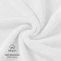 1 x RAW Customer Returns Blumtal Premium terry towel set with hanging loops - cotton Oeko-TEX certified, soft, absorbent - 2x bath towel 70x140 cm , 2x hand towel 50x100 cm , white - RRP €29.99