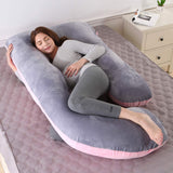 1 x RAW Customer Returns SHANNA Pregnancy Pillow U Shaped XXL, Large Nursing Pillow Side Sleeper Pillow, U Shape Body Pillow with Removable and Washable Cover, 70 145CM Pregnancy Pillows - RRP €44.9