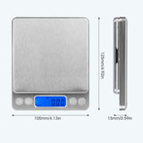 1 x RAW Customer Returns Digital kitchen scales, Mafiti fine scales 0.1g 3kg, PSC tare function LCD display, letter scales, pocket scales - silver - RRP €8.99