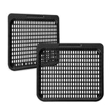 1 x RAW Customer Returns NIZEAMI 2-Piece Tray Replacement,10 QT Mesh Grill Air Fryer Accessories,Air Fryer Oven,Dishwasher Safe 10 QT  - RRP €25.99