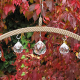 1 x Brand New Transparent Crystal Ball Prisms, Crystal Ball Prisms, Sphere Chandelier for Garden, Faceted Prism Decoration, Hanging Crystals, 20 mm, 5 pieces - RRP €22.8