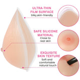 1 x RAW Customer Returns Vollence AA Cup Self-Adhesive Triangle Silicone Breast Forms False Breasts Silicone Breasts Breast Form for Mastectomy Prosthesis Transvestitism Crossdressers Cosplay Bra Inserts - RRP €27.12