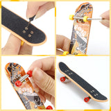 1 x RAW Customer Returns KETIEE Finger Skateboard with Skatepark Ramps, Finger Skate Park Kit Fingerboard Ramp with Mini Finger Skateboard Mini Fingerboard Skateboard Park Toy Gift 1810-6E Upgrade  - RRP €15.11