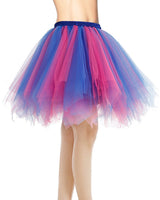 1 x RAW Customer Returns DRESSTELLS Carnival Tulle Skirt Ladies Tutu Carnival 50s Rockabilly Petticoat Ballet Under Halloween Mardi Gras Cosplay Dance Dress Costume Red M - RRP €21.17