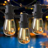 1 x RAW Customer Returns 16M outdoor fairy lights, GlobaLink IP65 waterproof shatter-proof fairy lights bulbs expandable with 15 1 S14 LED bulbs, outdoor fairy lights for garden party balcony yard decoration, warm white - RRP €32.75