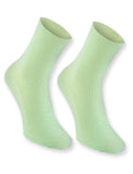 4 x Brand New Rainbow Socks - Women s Men s Cotton Diabetic Socks Without Elastic Waistband - 1 Pair - Green - Sizes 36-38 - RRP €46.52