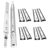 1 x RAW Customer Returns AOLISHENG Drawer Slides 200mm 45kg Load Capacity Heavy Duty Drawer Runners Full Extension Ball Bearing Kitchen Cabinet Silver Replacement Slides Side Mount 5 Pairs SILVER-5 PAIRS - RRP €36.0