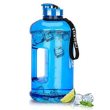 1 x RAW Customer Returns VENNERLI 2.2L Drinking Bottle Sport Gym Bottle BPA Free Fitness Training Large Plastic Water Bottle Sports Bottle with Handle Fitness Leak-Proof Ideal for Sport Gym Fitness Office Home Blue  - RRP €22.18