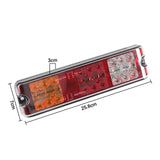 1 x RAW Customer Returns AOHEWEI 2pcs Trailer Tail Lights 12V 24V 27 LEDs Super Bright Waterproof Indicator Brake Tail Reverse Reflector Lamp for Trailer Truck Caravan Van Tractor - RRP €69.99