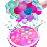 17 x Brand New 333 pieces self-closing water bombs, 60 seconds quick fill water bomb set, 37 water balloons per bundle 9 bundles , self-closing water balloons without knots for summer party - RRP €168.13