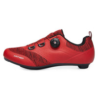 1 x RAW Customer Returns Men s Cycling Shoes Women Mountain Road Bikes Shoe Compatible with Peloton Look ARC Delta Compatible Installation Look SPD SPD-SL Delta Lock Pedal Riding Shoes Red 38 EU - RRP €59.99