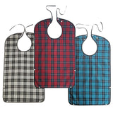 4 x Brand New Bibs for adults, KANOSON 3 adult bibs for eating, bib for adults clothing protector for adults checkered bibs for seniors Christmas gifts elderly people secret Santa accessories - RRP €110.4