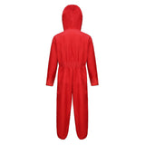 1 x RAW Customer Returns Unisex Jumpsuit Set for Money Heist Costume Adult with Mask for Dali Salvador, PVC Rifle, Gamer Costume Full Set for Men Women Halloween Carnival Party Red C013XXL - RRP €35.98