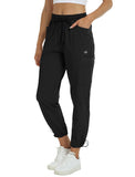 1 x RAW Customer Returns MoFiz women s jogging pants hiking pants lightweight cargo pants waterproof trekking pants outdoor work pants climbing pants black M - RRP €31.75