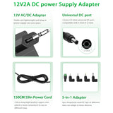 1 x RAW Customer Returns 12V Power Supply for Yamaha Keyboard AC Power Adapter for PA-130a PA-130b PA-150b P45 PA-3b PA-3c PA-5d PSR-210 PSR-78 P125 E373 EZ-220 EZ-300 Electronic Piano Charging Cable Power Cord. - RRP €19.62