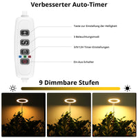 1 x RAW Customer Returns Sondiko Plant Lamp, Plant Lamp LED Full Spectrum Up to 140 CM Height with 72 LEDs, 3 Lighting Modes, 3 9 12 Hour Auto Timer, 9 Brightness Levels, Adjustable Height, Ideal for Large Plants, 2PCS - RRP €41.99